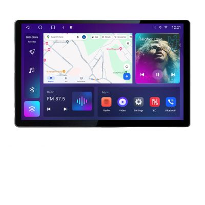 Navigatie dedicata Hyundai Kona N-1058 Edonav ecran 13" 2K 4+32 Android Waze USB Navigatie 4G 360 Toslink Youtube Radio KIT-10