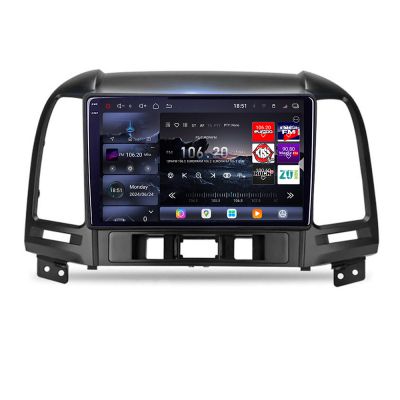 Navigatie Hyundai Santa Fe 2007-2012 Edotec Kit-008 8 core QLED 2K 12+256GB 360 Android Waze USB Navigatie Internet Youtube Radio