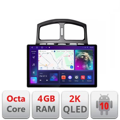 Navigatie dedicata Hyundai Santa Fe 2000-2006 Edonav ecran 13" 2K 4+32 Android Waze USB Navigatie 4G 360 Toslink Youtube Radio