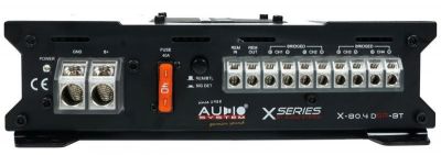 Amplificator Audio System X-80.4 DSP-BT, 4 x 150 watts, in 2 sau 4 ohm, 4 canale amplificate si 4 preamplificate cu DSP