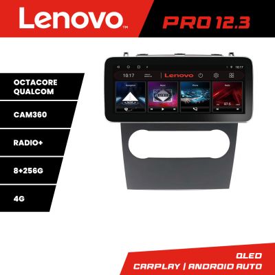 Navigatie Mercedes clasa A W169 2004-2012 Lenovo Qled 12.3 inch Octa Core 8+256 360 DSP ADAS carplay android auto radio internet Kit-+PRO-12.3-8+256