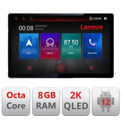 Navigatie Peugeot 308 2013-2017 N-308 ecran 13" 2K 8+128 Android Waze USB Navigatie 4G 360 Toslink Youtube Radi