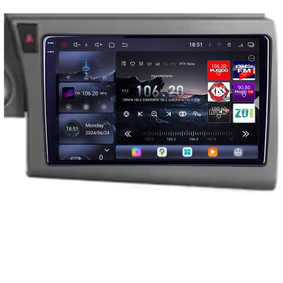 Navigatie Audi A6 C6 2004-2010 Qled 2K Octa Core 12+256GB LTE 4G DSP Wifi 5Ghz android auto carplay radio gps internet kit-a6-c6+EDT-E809-2K