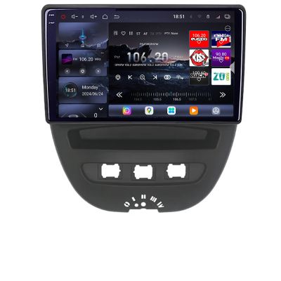 Navigatie Citroen C1 Peugeot 107 Toyota Aygo 2005-2014 Android radio gps internet 8 core QLED 2K 12+256GB 360 Edotec v1