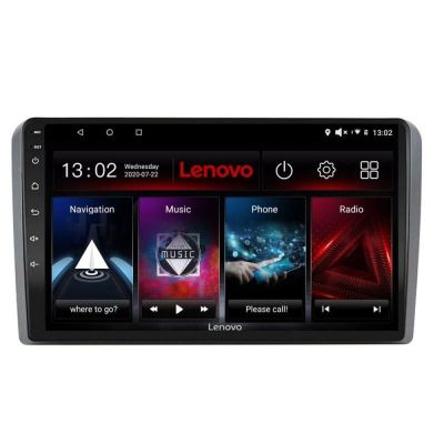 Navigatie Audi A3 8P Lenovo Kit-049 8 core QLED 2K 4+64 360 Android Waze USB Navigatie Internet Youtube Radio