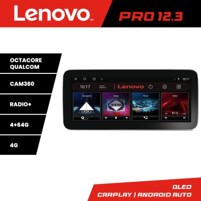Navigatie Fiat Tipo 2020- Lenovo PRO 4+64 12.3 inch qled android 4G DSP gps internet  Kit-tipo2022