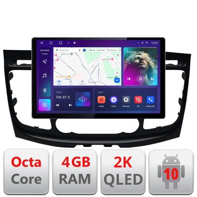 Navigatie dedicata Ford Transit 2019- varianta cu ecran de fabrica  Edonav ecran 13" 2K 4+32 Android Waze USB Navigatie 4G 360 Toslink Youtube Radio KIT-transit-2019-b si EDT-E513-PRO