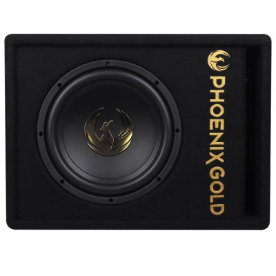Subwoofer activ Phoenix Gold, difuzor 10", 200 W RMS, 800 W MAX, kit de cabluri incluse