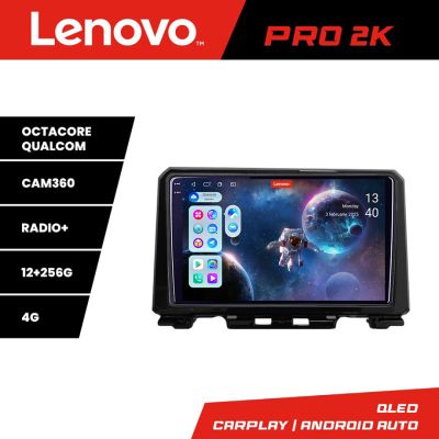 Navigatie Suzuki Jimny 2018- Lenovo Kit-JIMNY 8 core QLED 2K 12+256 360 Android Waze USB Navigatie Internet Youtube Radio