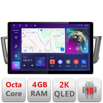 Navigatie dedicata Toyota RAV4 N-247 Edonav ecran 13" 2K 4+32 Android Waze USB Navigatie 4G 360 Toslink Youtube Radio KIT-247 si