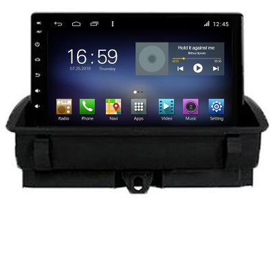 Navigatie Audi Q3 2011-2018 Android radio gps internet Octa Core 8+128GB LTE Kit-q3+EDT-E609