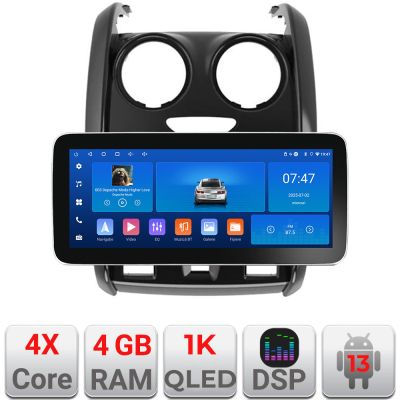 Navigatie Dacia Duster 2012-2019 K-157 Edotec 4+64 12.3 inch Incell 1K android Wifi 5Ghz gps internet