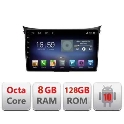 Navigatie Hyundai I30 2011-2016 Octa Core cu Android Radio Bluetooth Internet GPS WIFI DSP 8+128GB 4G Kit-i30-2011+EDT