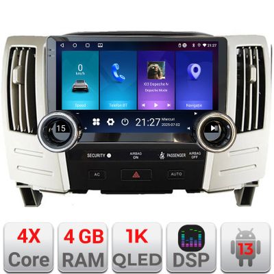 Navigatie Lexus RX300 2003-2008 Edotec  4+64 10.5 inch Incell 1K android Wifi 5Ghz gps internet  Kit-RX300