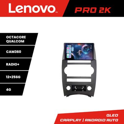 Navigatie Jeep Commander Android radio gps internet 8 core QLED 2K 12+256 360 Lenovo
