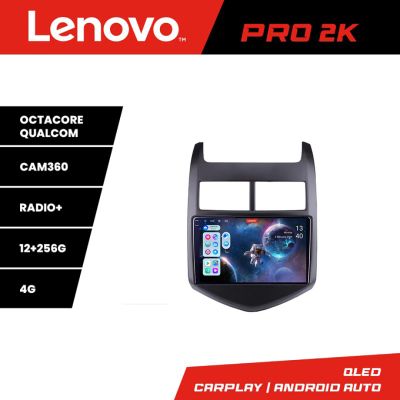 Navigatie Chevrolet Aveo 2010-2013 Lenovo Kit-AVEO10 8 core QLED 2K 12+256 360 Android Waze USB Navigatie Internet Youtube Radio