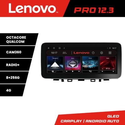 Navigatie Kia Stonic 2016-2020 Lenovo PRO 8+256 12.3 inch qled android 4G DSP gps internet  Kit-Stonic