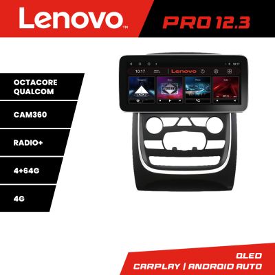 Navigatie Dodge Durango 2014-2020 Lenovo Qled 12.3 inch Octa Core 4+64 360 DSP ADAS carplay android auto radio internet Kit-+PRO-12.3-4+64