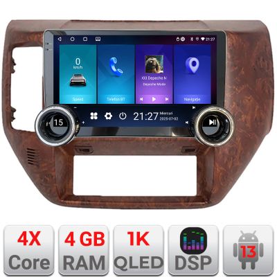 Navigatie Nissan Patrol 2005-2011 Edotec  4+64 10.5 inch Incell 1K android Wifi 5Ghz gps internet  Kit-patrol