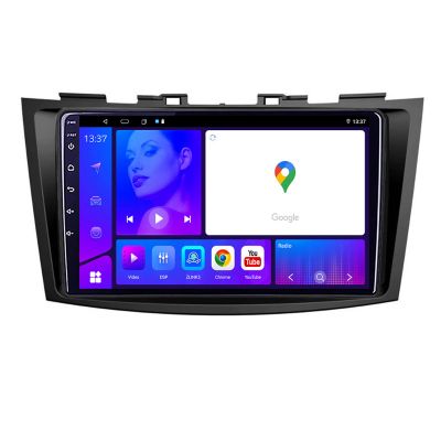 Navigatie Suzuki Swift 2010 2017 KIT 179 EDOTEC-LITE Android Ecran 720P Octa Core 8 128 Carplay