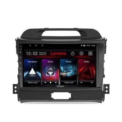 Navigatie Kia Sportage 2010- Lenovo Kit-325 8 core QLED 2K 8+256 360 Android Waze USB Navigatie Internet Youtube Radio