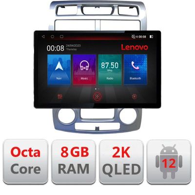 Navigatie Kia Sportage 2005-2007 N-0023 ecran 13" 2K 8+128 Android Waze USB Navigatie 4G 360 Toslink Youtube Ra