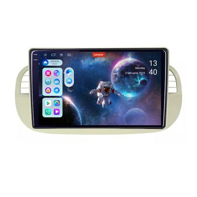 Navigatie Fiat 500 intre anii 2007-2015 Android radio gps internet 8 core QLED 2K 12+256 360 Lenovo