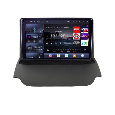 Navigatie Ford Ecosport 2017- Edotec Kit-ECOSPORT 8 core QLED 2K 12+256GB 360 Android Waze USB Navigatie Internet Youtube Radio