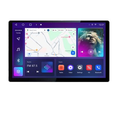 Navigatie dedicata Honda Civic 2016-2020 Edonav ecran 13" 2K 4+32 Android Waze USB Navigatie 4G 360 Toslink Youtube Radio KIT-