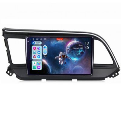 Navigatie Hyundai Elantra 2018- Lenovo Kit-1581 8 core QLED 2K 12+256 360 Android Waze USB Navigatie Internet Youtube Radio