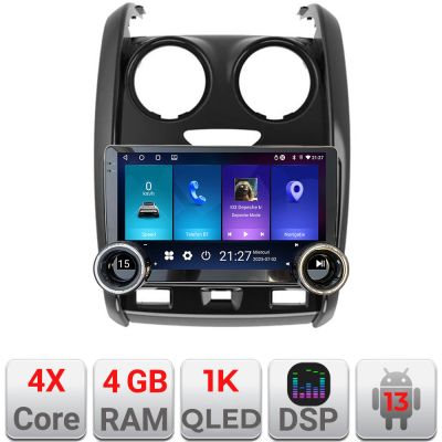 Navigatie Dacia Duster 2012-2019 Kit-157 Edotec  4+64 10.5 inch Incell 1K android Wifi 5Ghz gps internet