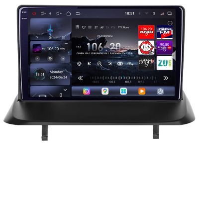 Navigatie Peugeot 3008 5008 Qled 2K Octa Core 12+256GB LTE 4G DSP Wifi 5Ghz android auto carplay radio gps internet kit-3008+EDT-E809-2K