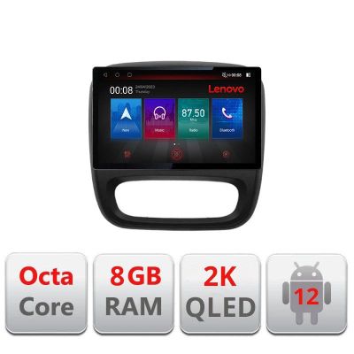 Navigatie Renault Trafic 2014-2017 N-rt09 ecran 13" 2K 8+128 Android Waze USB Navigatie 4G 360 Toslink Youtube