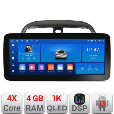 Navigatie Mitsubishi Spacestar Edotec 4+64 12.3 inch Incell 1K android Wifi 5Ghz gps internet  Kit-spacestar