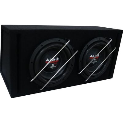 Subwoofer pasiv cu incinta, Audio System, 800(2x400) W RMS, 1000(2x500) W MAX, difuzoare 2 x 10", high end, bass reflex
