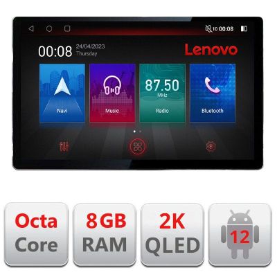 Navigatie Audi A4 B6 Quad Core N-050 ecran 13" 2K 8+128 Android Waze USB Navigatie 4G 360 Toslink Youtube Radio