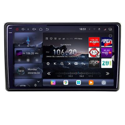 Navigatie Audi A4 B6, A4 B7 2001-2007  Edotec Kit-050 8 core QLED 2K 12+256GB 360 Android Waze USB Navigatie Internet Youtube Radio v1
