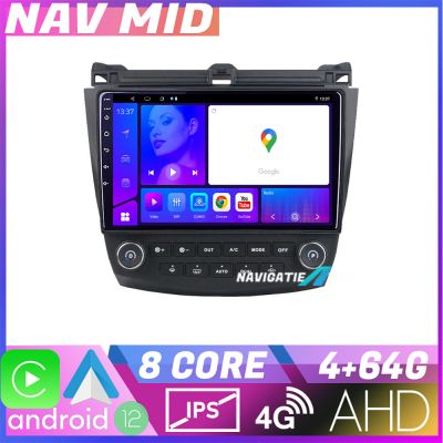 Navigatie Honda Accord 2004 2008 KIT ACCORD EDOTEC-LITE Android Ecran 720P Octa Core 4 64 Carplay