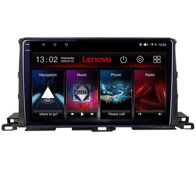 Navigatie Toyota Highlander 2013-2018 Android radio gps internet 8 core QLED 2K 8+256 360 Lenovo