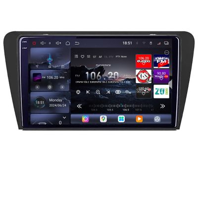 Navigatie Skoda Octavia 3 2013-2020 Edotec Kit-279 8 core QLED 2K 12+256GB 360 Android Waze USB Navigatie Internet Youtube Radio