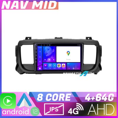 Navigatie Citroen Jumpy Toyota Proace Peugeot Traveller KIT jumpy16 EDOTEC-LITE Android Ecran 720P Octa Core 4 64 Carplay v3