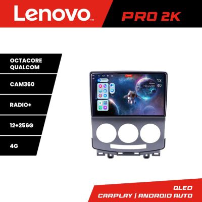Navigatie Mazda 5 2005-2010 Lenovo Kit-MZ22 8 core QLED 2K 12+256 360 Android Waze USB Navigatie Internet Youtube Radio