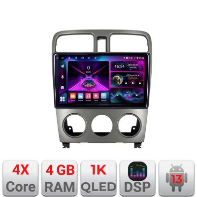 Navigatie Subaru Forester 2004-2008 A-FORESTER  4+64 InCell Display 1K Android Waze USB Navigatie Internet Youtube Radio