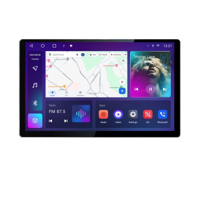 Navigatie dedicata Nissan Qashqai N-353 Edonav ecran 13" 2K 4+32 Android Waze USB Navigatie 4G 360 Toslink Youtube Radio KIT-3