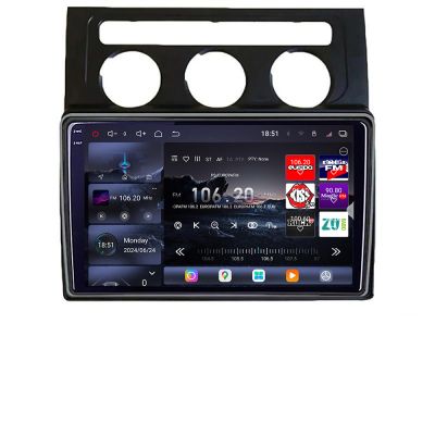 Navigatie VW Touran 2003-2009 clima automata Edotec Kit-touran2 8 core QLED 2K 12+256GB 360 Android Waze USB Navigatie Internet Youtube Radio