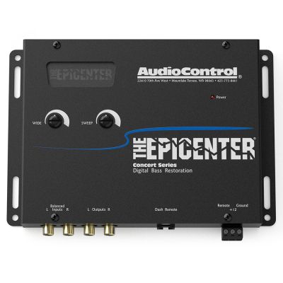 Procesor de sunet Audio Control The EPICENTER Black, 2 canale, procesor digital de restaurare a basului