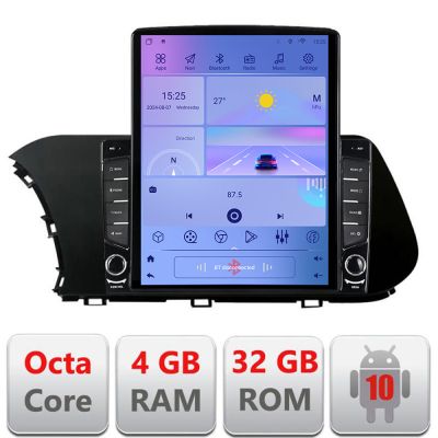 Navigatie Hyundai I20 2020- H-i20 ecran tip TESLA 9.7" cu Android Radio Bluetooth Internet GPS WIFI 4+32GB DSP 4G Octa