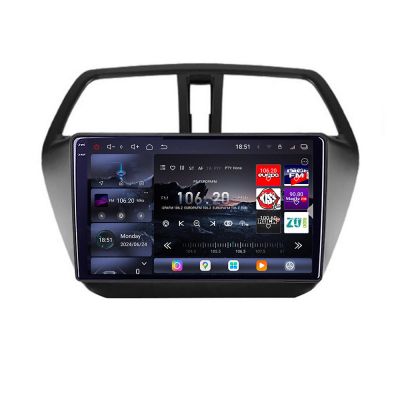 Navigatie Suzuki S-Cross 2013-2020 Edotec Kit-337 8 core QLED 2K 12+256GB 360 Android Waze USB Navigatie Internet Youtube Radio