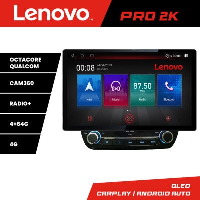 Navigatie dedicata Edonav Ford Fiesta 2020-  Lenovo PRO 4+64 13 inch 2K android 4G DSP gps internet  Kit-fiesta-2020