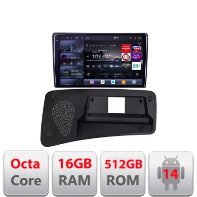 Navigatie Volvo S80 2006-2017 Android radio gps internet 8 core QLED 2K 12+256GB 360 Edotec